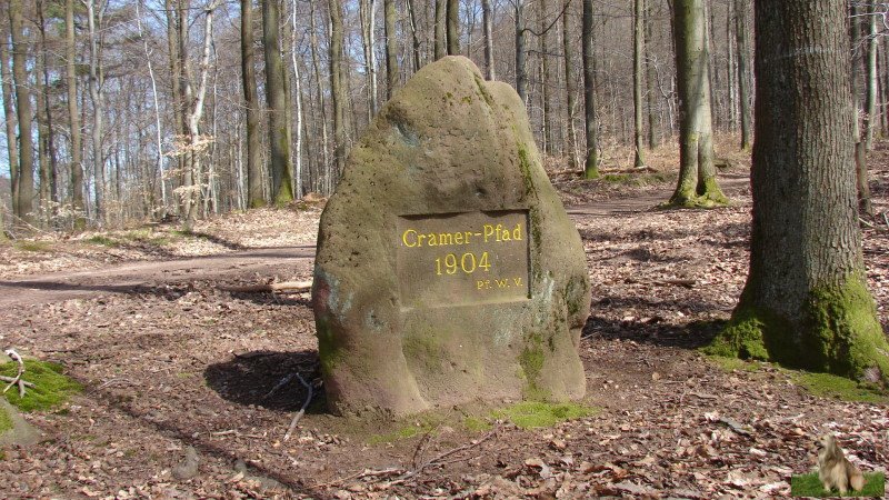 Ritterstein Nr. 042-2 Cramer-Pfad 1904.JPG - Ritterstein Nr.42 Cramer-Pfad 1904
